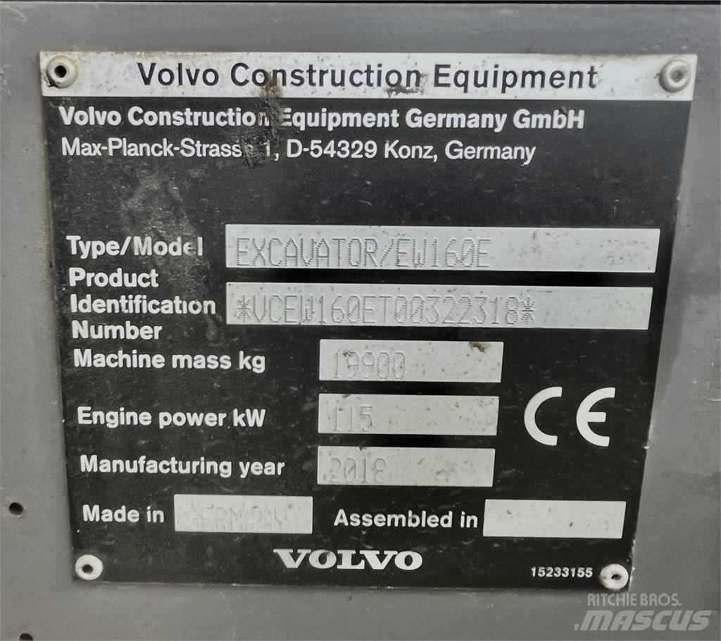 Volvo EW 160 E Kolesové rýpadlá