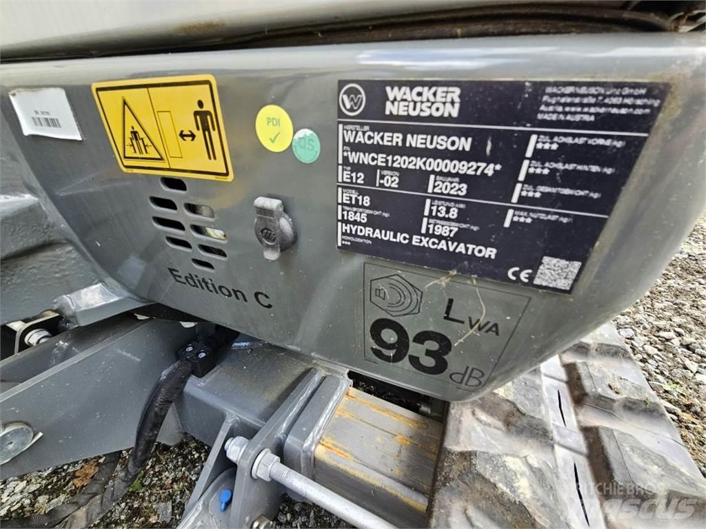 Wacker ET 18 Mini rýpadlá < 7t