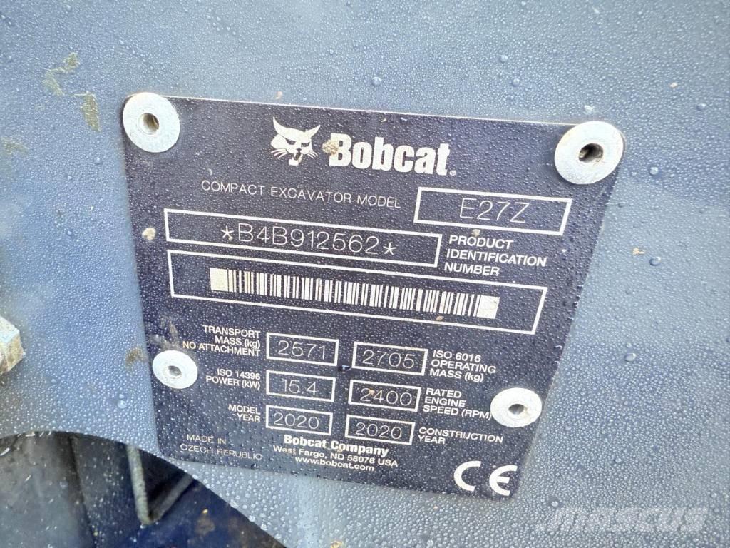 Bobcat E 27z Mini rýpadlá < 7t