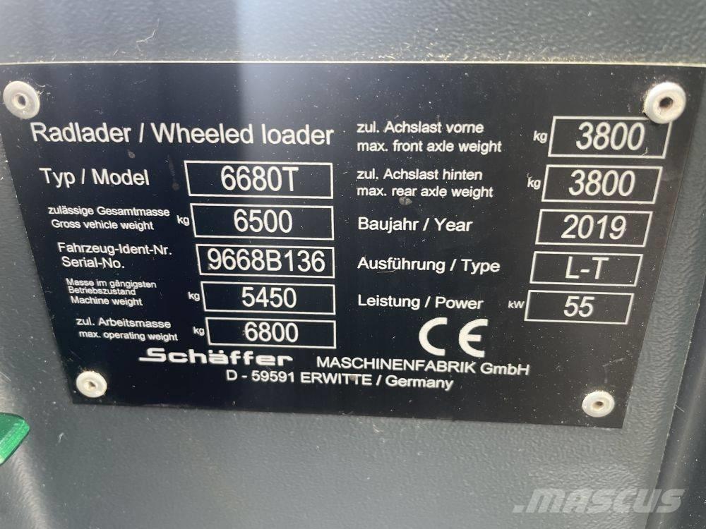 Schäffer 6680T Teleskopické nakladače pre poľnohospodárstvo