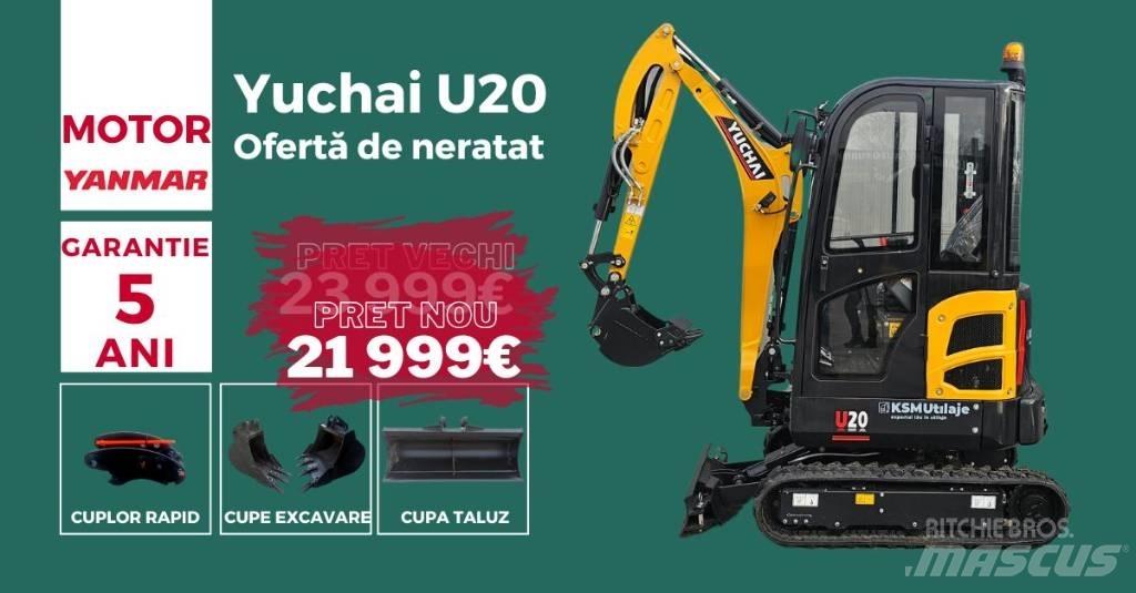 Yuchai U20 Mini rýpadlá < 7t