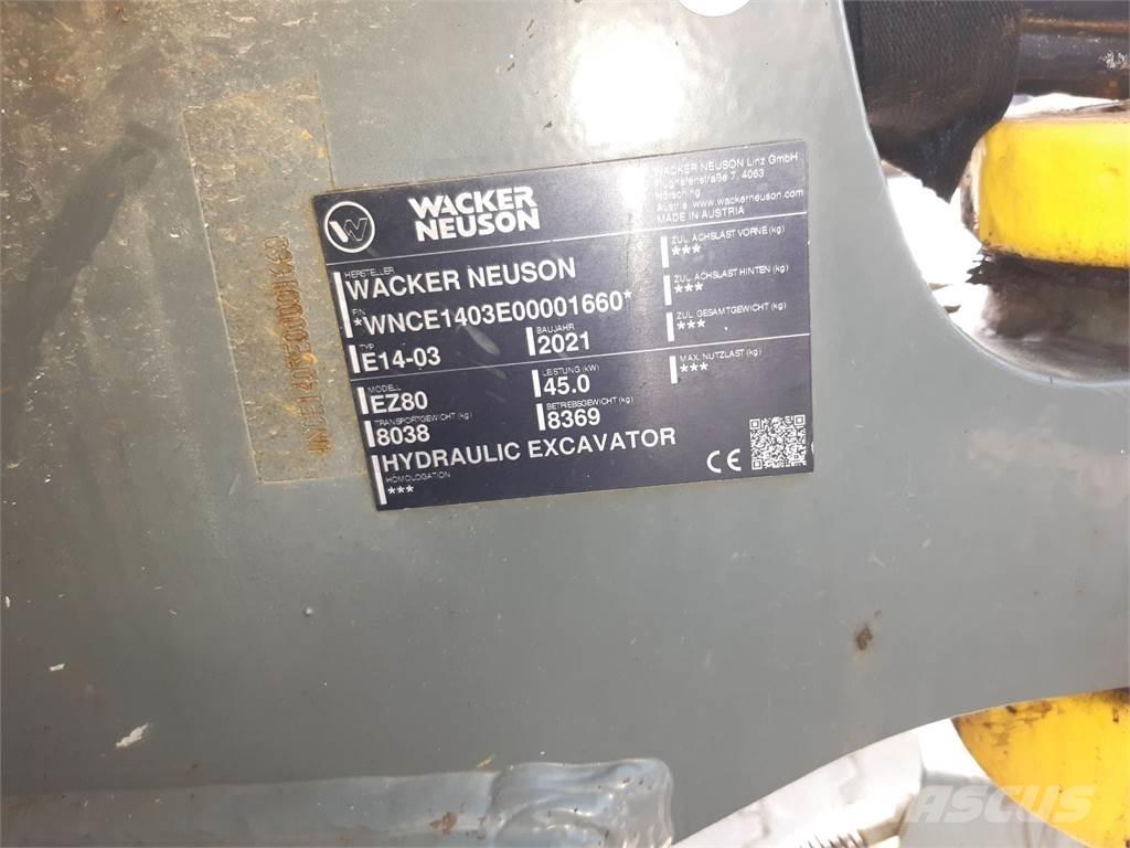 Wacker Neuson EZ80 Pásové rýpadlá