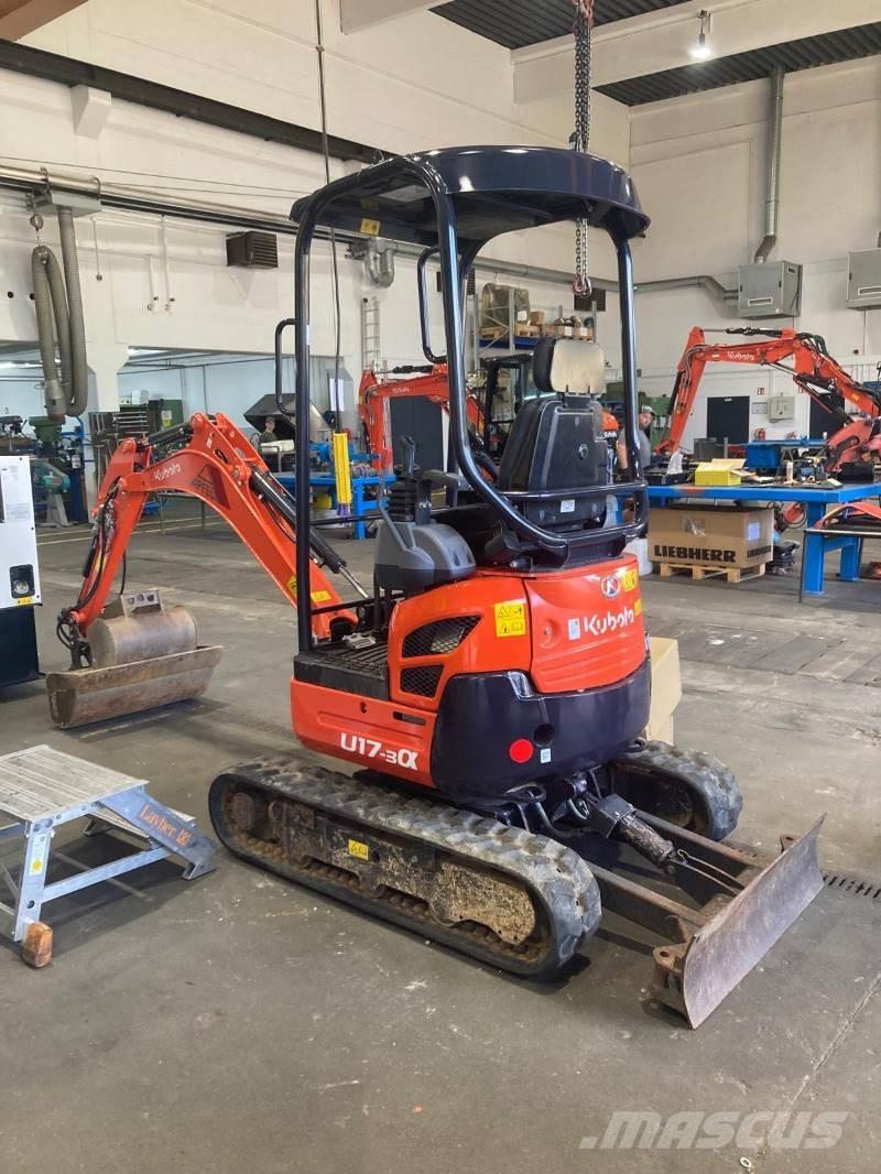 Kubota U17-3 Mini rýpadlá < 7t