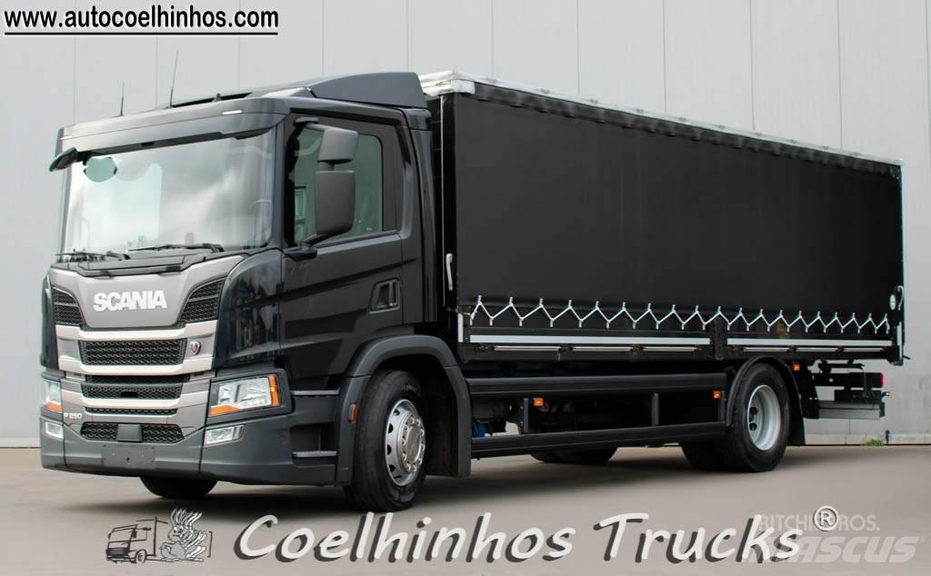 Scania P 250 Nákladné vozidlá s bočnou zhrnovacou plachtou