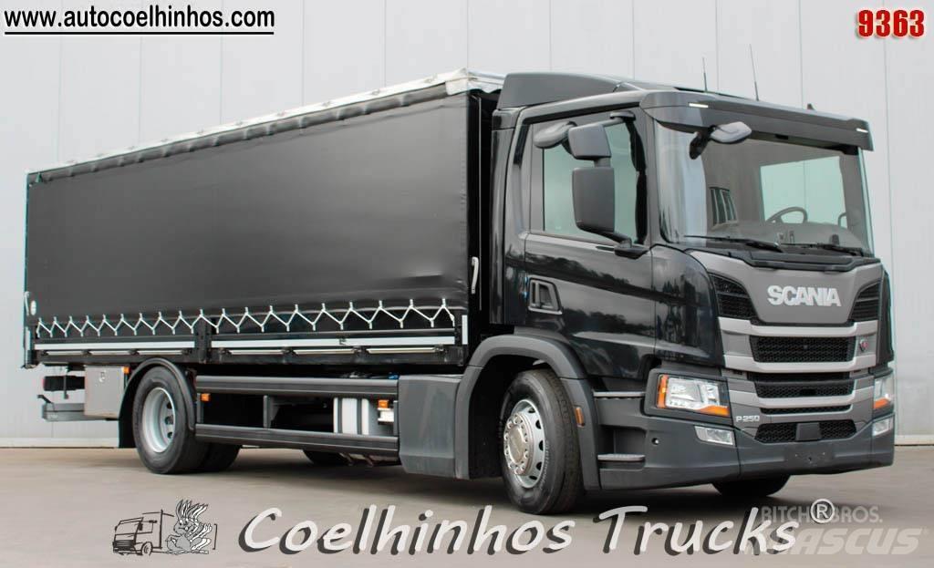 Scania P 250 Nákladné vozidlá s bočnou zhrnovacou plachtou