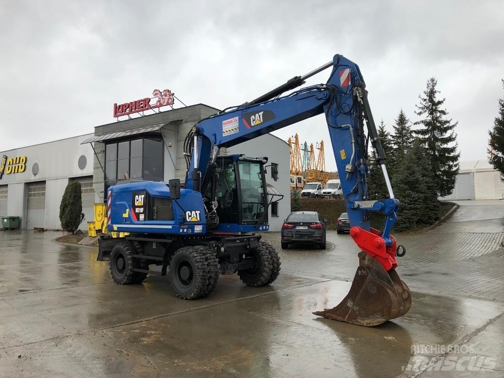 CAT M318F Kolesové rýpadlá