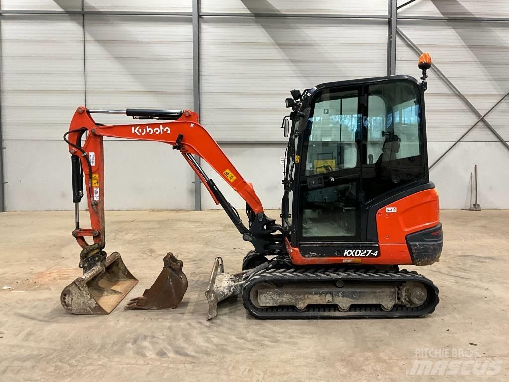 Kubota KX 027-4 Mini rýpadlá < 7t