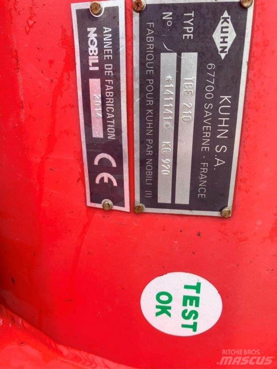 Kuhn TBE 210 Mulčovače