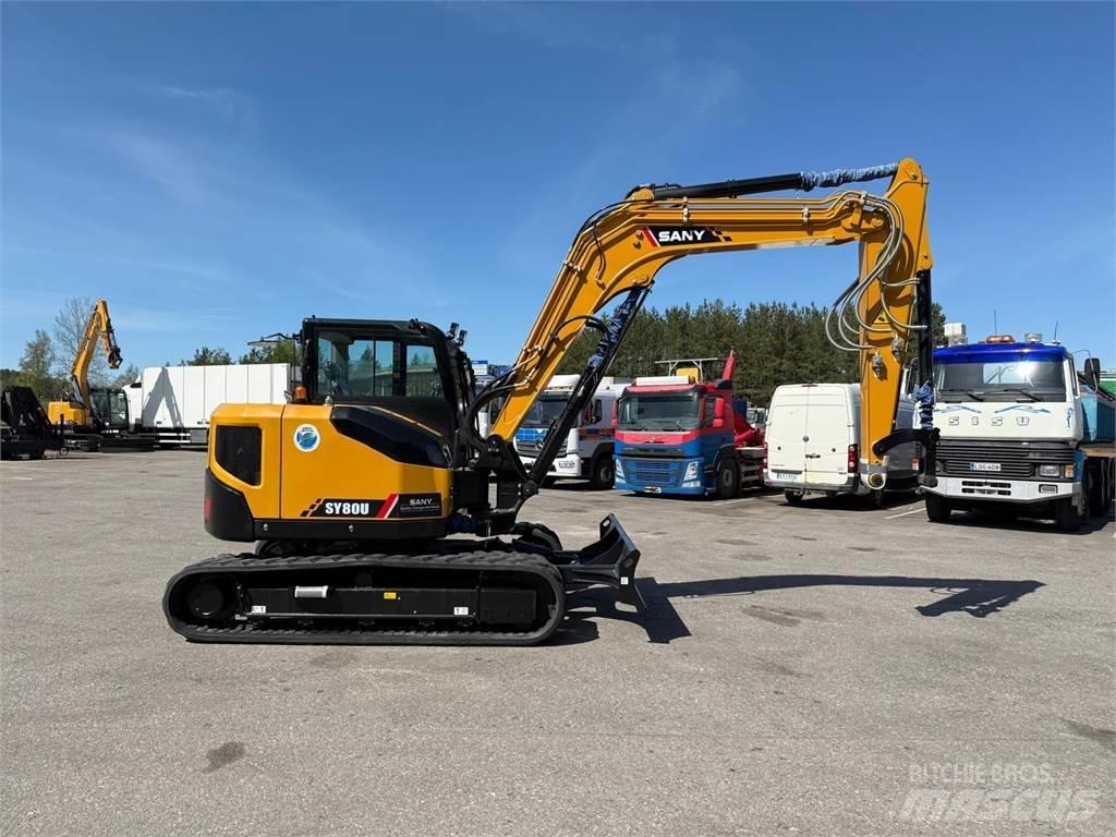 Sany SY80U Midi rýpadlá 7 t - 12 t