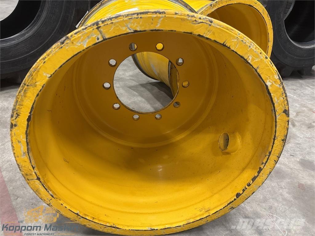 Rottne H8 24x26,5 Pneumatiky, kolesá a ráfiky