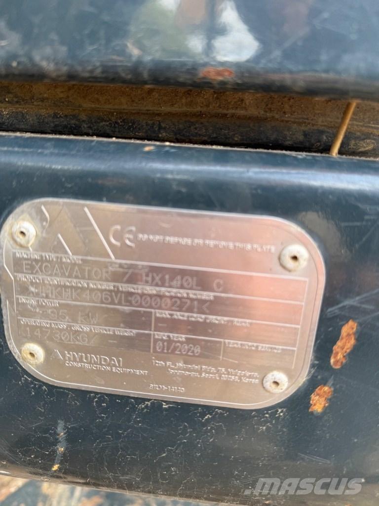 Hyundai HX 140 LC Pásové rýpadlá