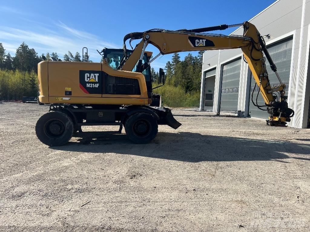 CAT M314F Kolesové rýpadlá