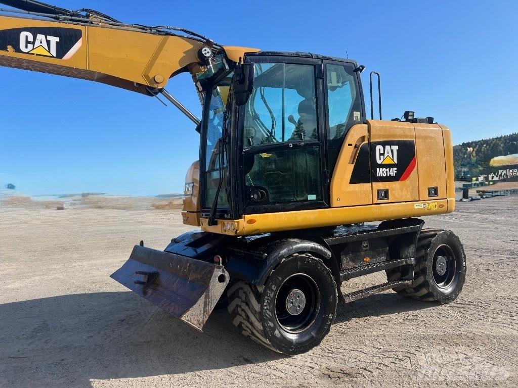 CAT M314F Kolesové rýpadlá
