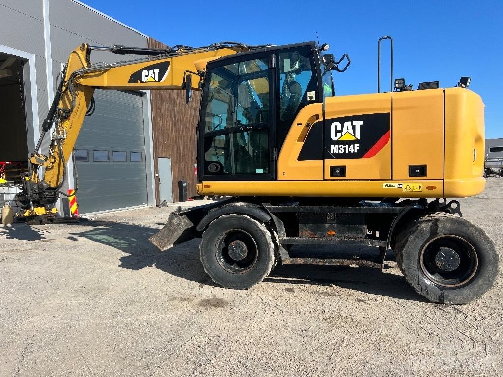 CAT M314F Kolesové rýpadlá