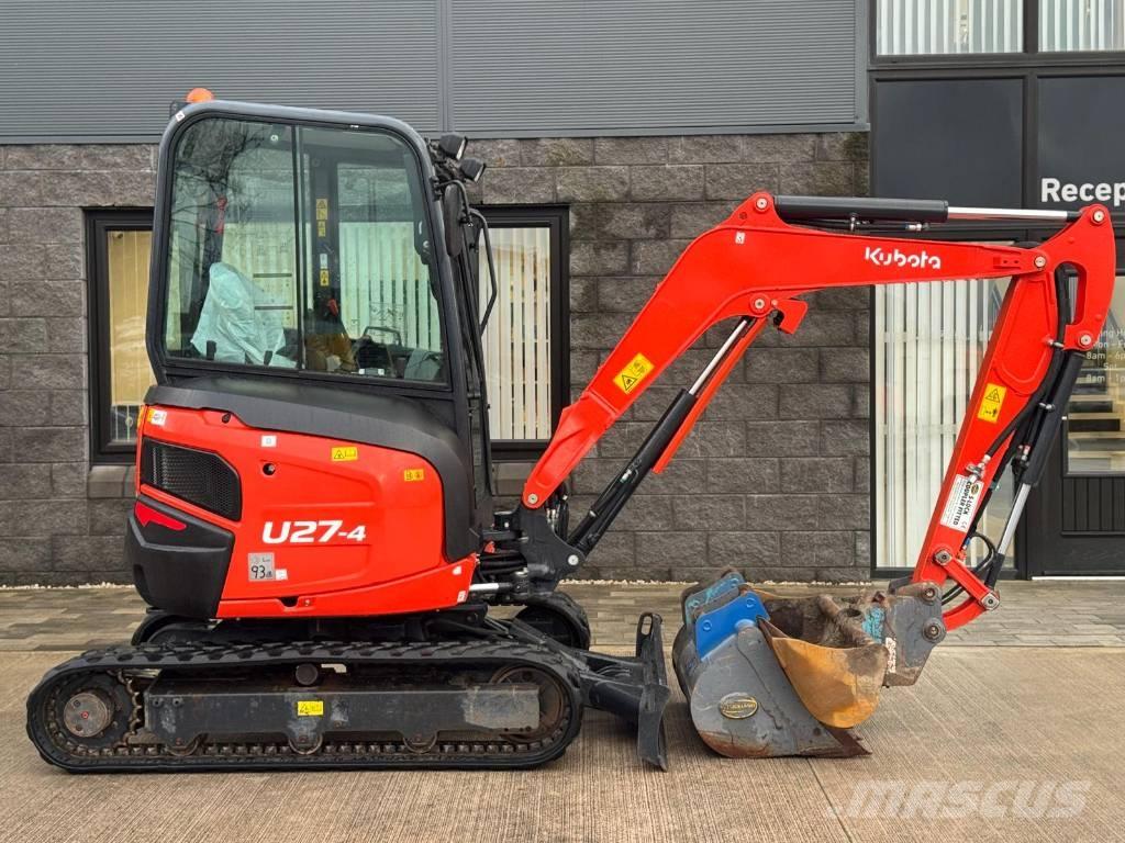 Kubota U 27-4 Mini rýpadlá < 7t