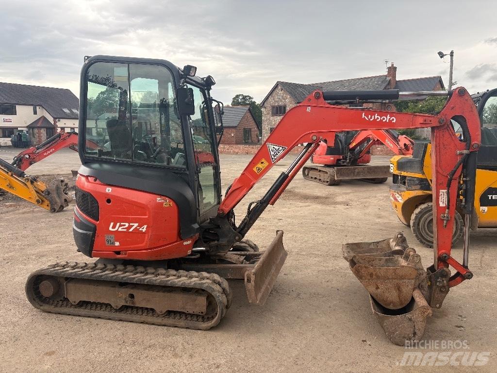 Kubota U 27-4 Mini rýpadlá < 7t