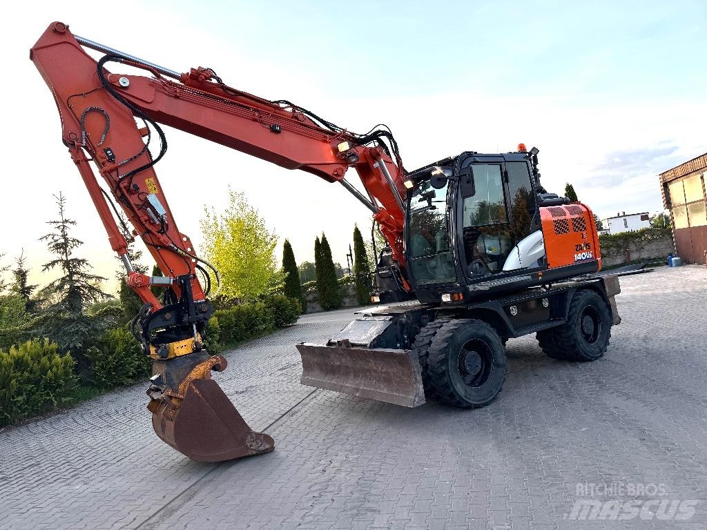 Hitachi ZX 140 W-6 Kolesové rýpadlá