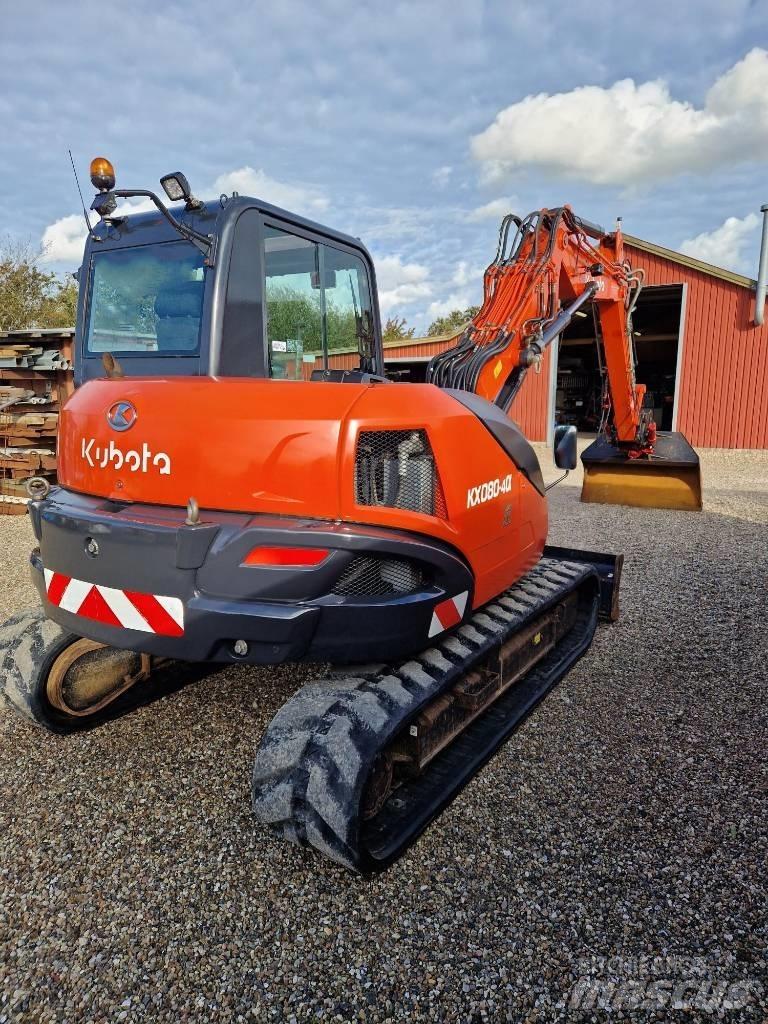 Kubota KX080-4 Mini rýpadlá < 7t