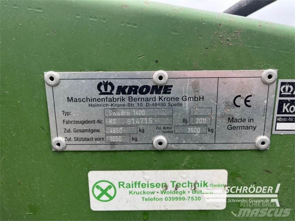 Krone SWADRO 1400 Riadkovače