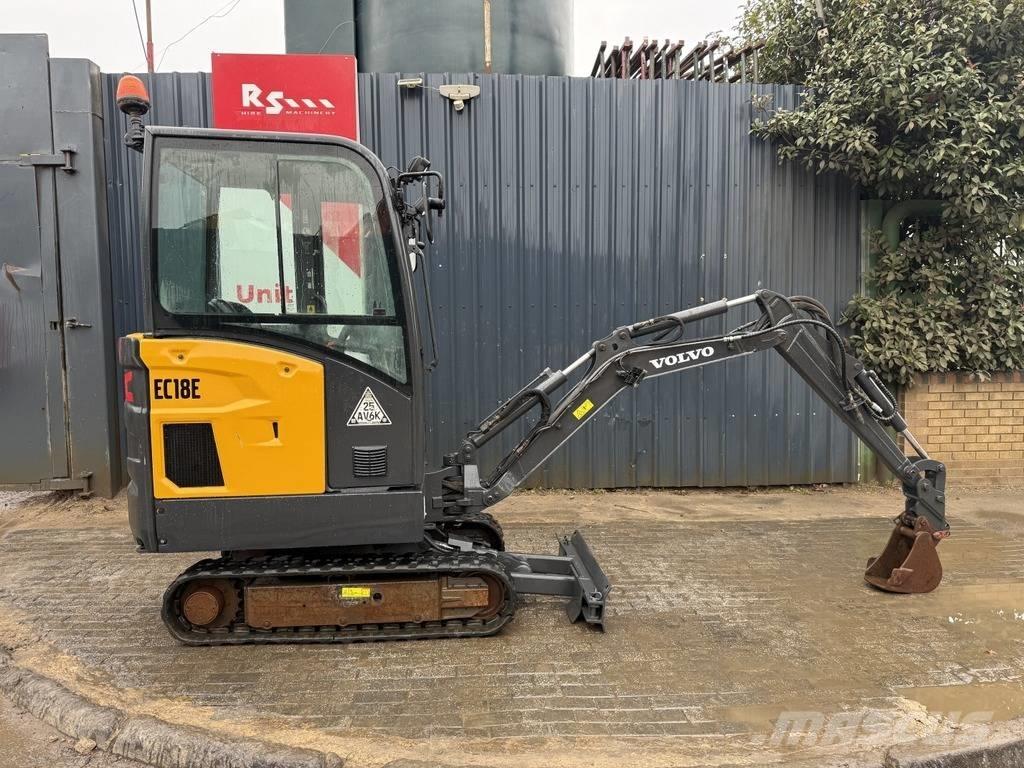 Volvo EC18E Mini rýpadlá < 7t
