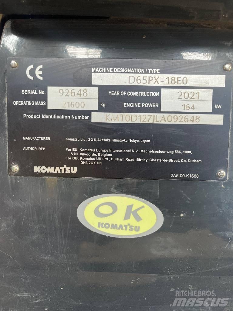 Komatsu D65PX-18E0 Pásové dozéry