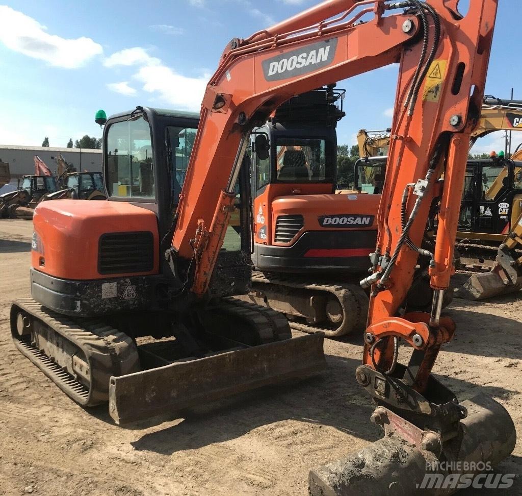 Doosan DX 60 R Mini rýpadlá < 7t