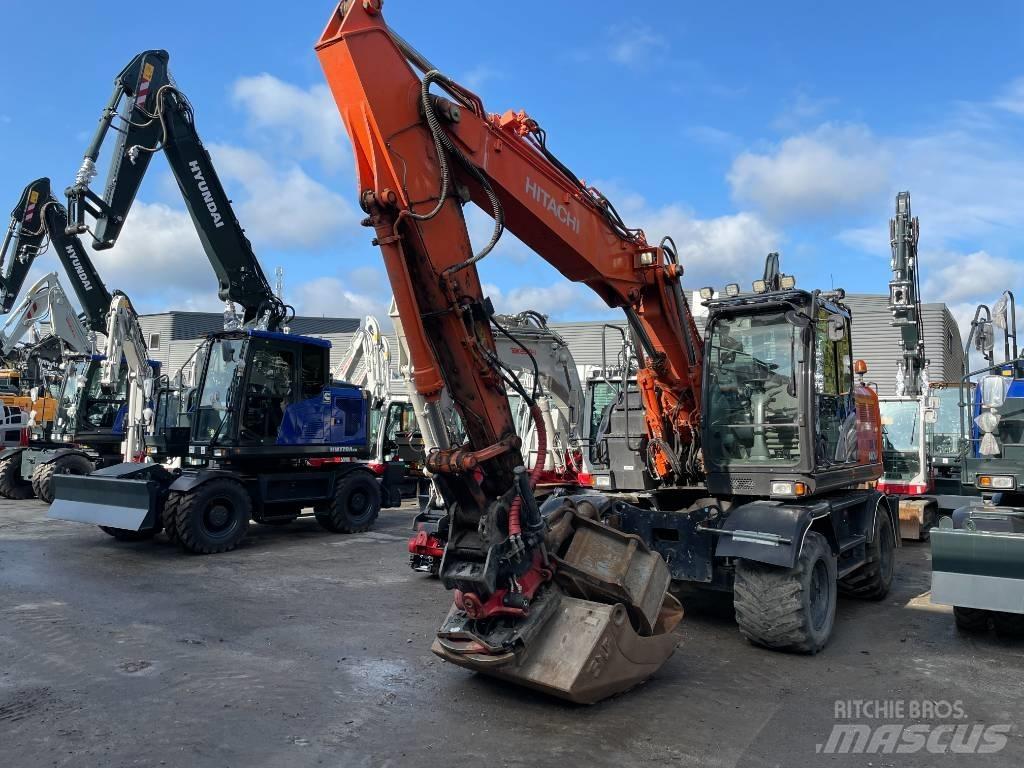 Hitachi 140W-6 Kolesové rýpadlá