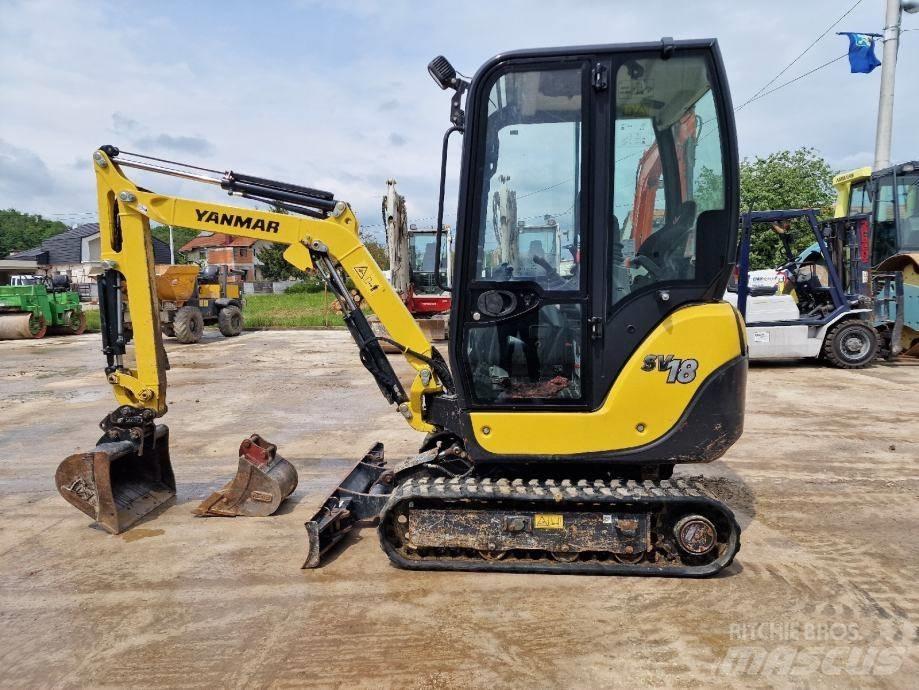 Yanmar SV 18 Mini rýpadlá < 7t