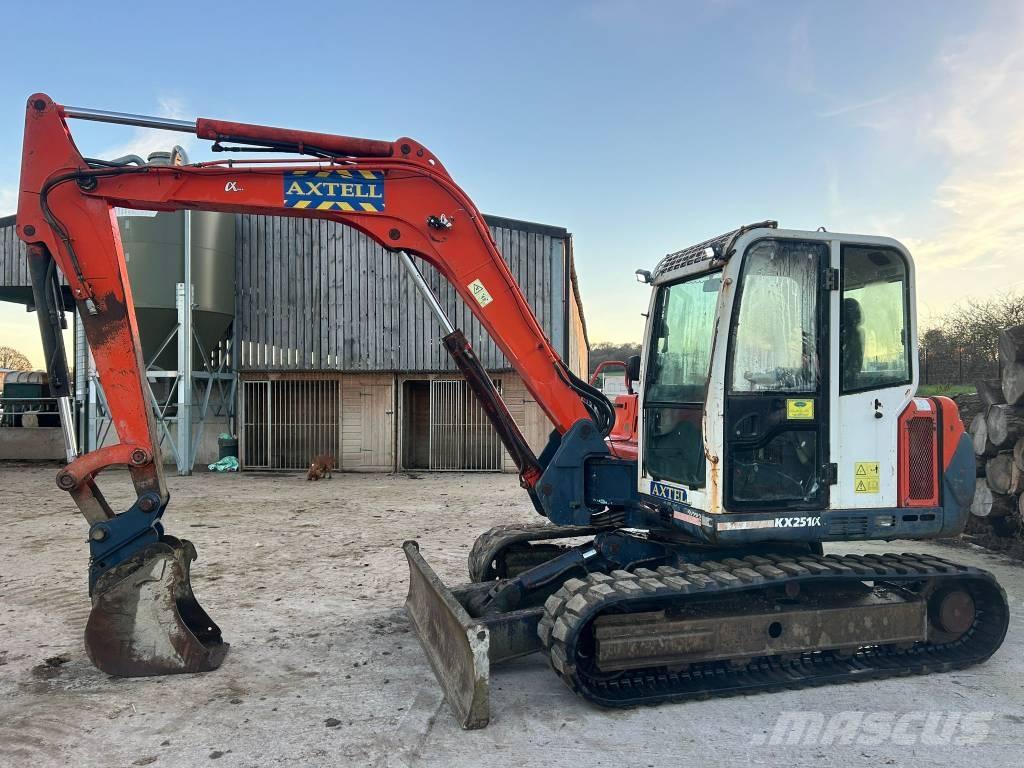 Kubota KX 251 Midi rýpadlá 7 t - 12 t
