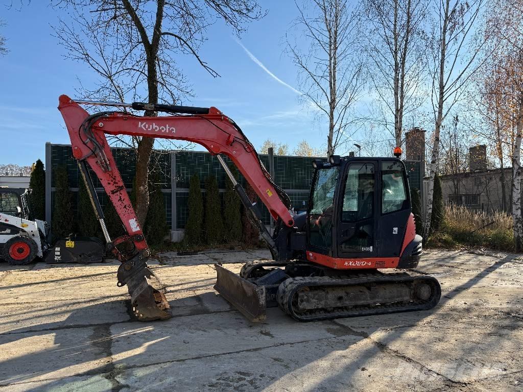 Kubota KX 080-4 Midi rýpadlá 7 t - 12 t