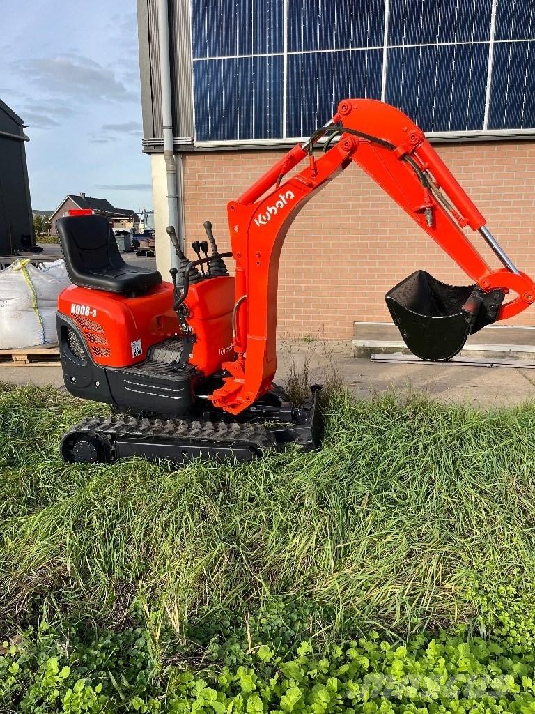 Kubota K 008-3 Mini rýpadlá < 7t