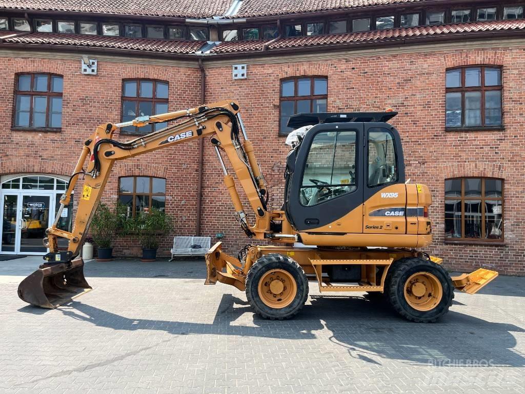 CASE WX 95 Kolesové rýpadlá