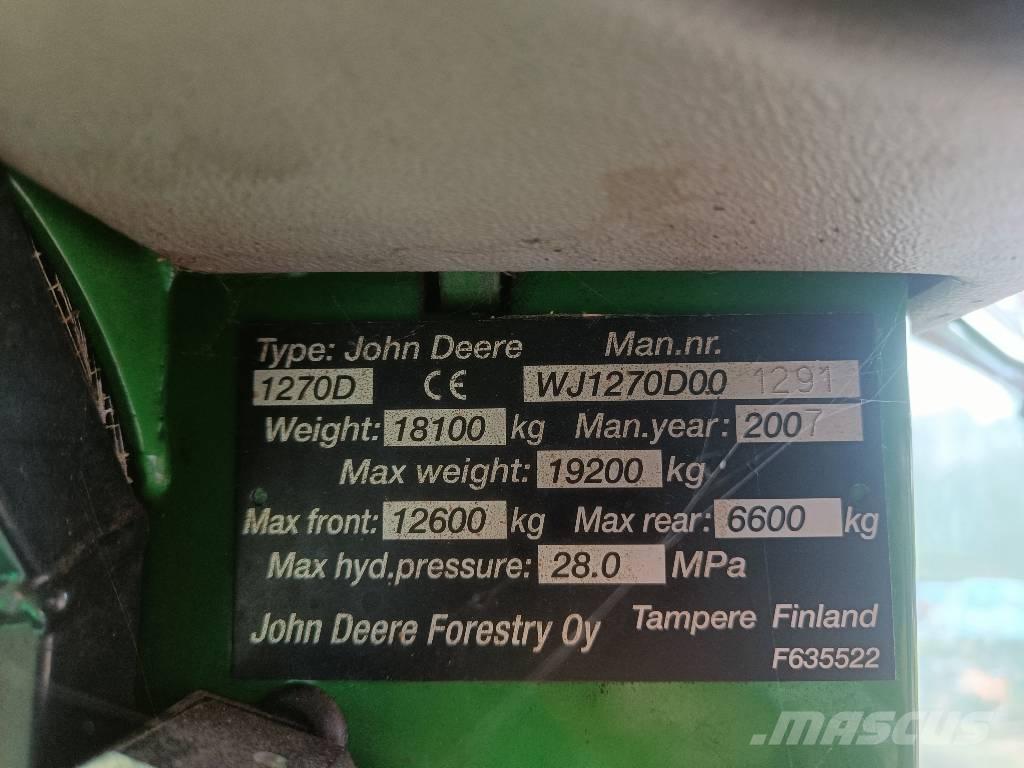John Deere 1270 D Harvestory