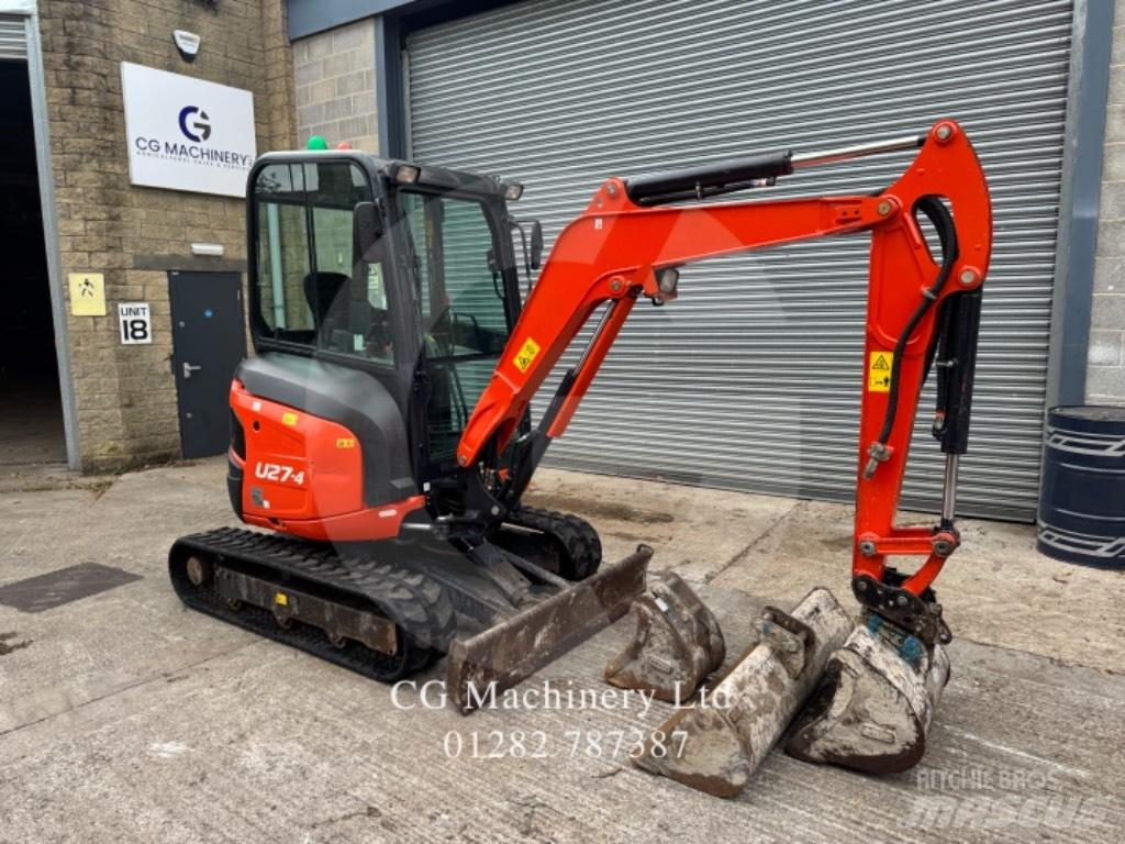 Kubota U 27-4 Mini rýpadlá < 7t
