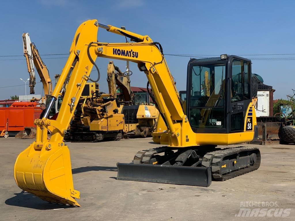Komatsu PC58-8 Mini rýpadlá < 7t