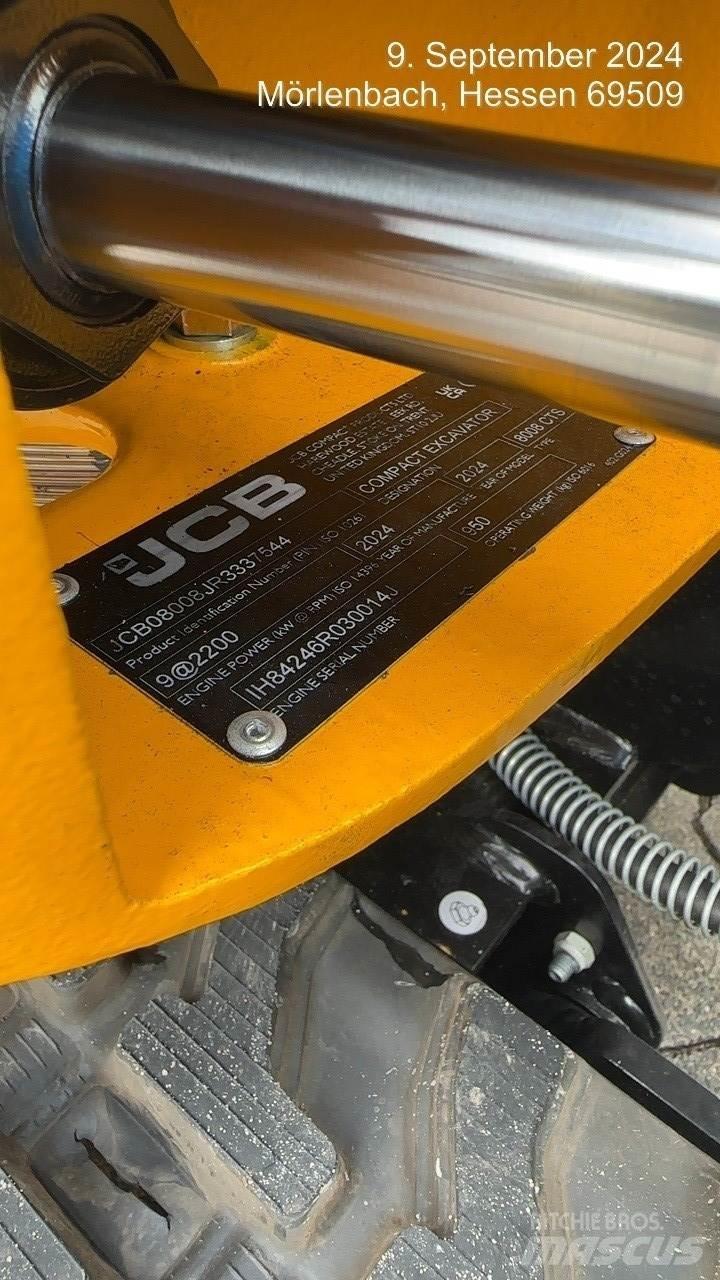 JCB 8008CTS Mini rýpadlá < 7t