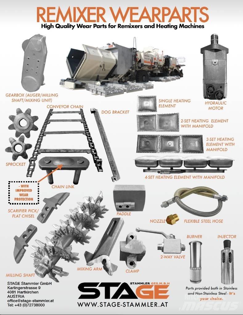 Wirtgen RX4500 Príslušenstvo asfaltovacích strojov