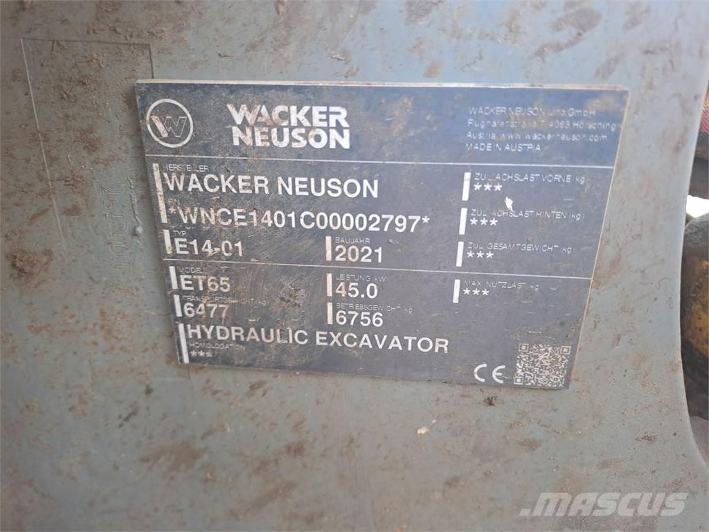 Wacker Neuson ET65 Pásové rýpadlá