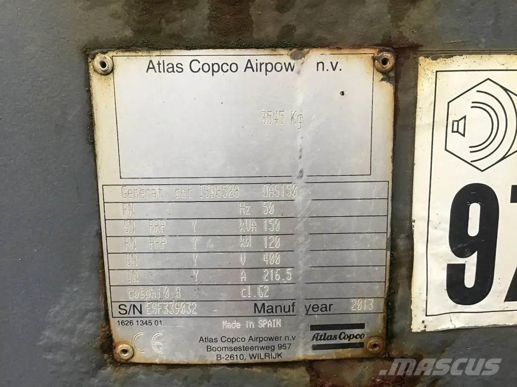 Atlas Copco QAS 150 Ostatné generátory