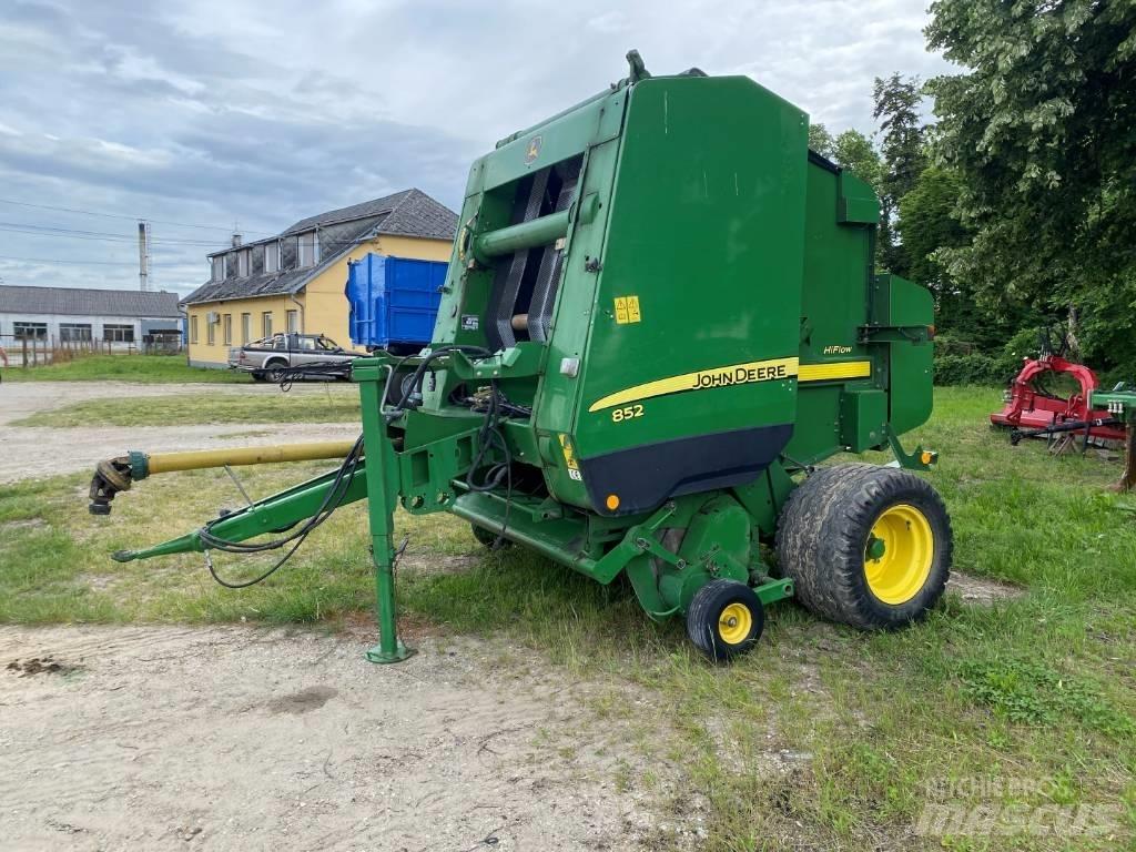 John Deere 852 Lisy na okrúhle balíky