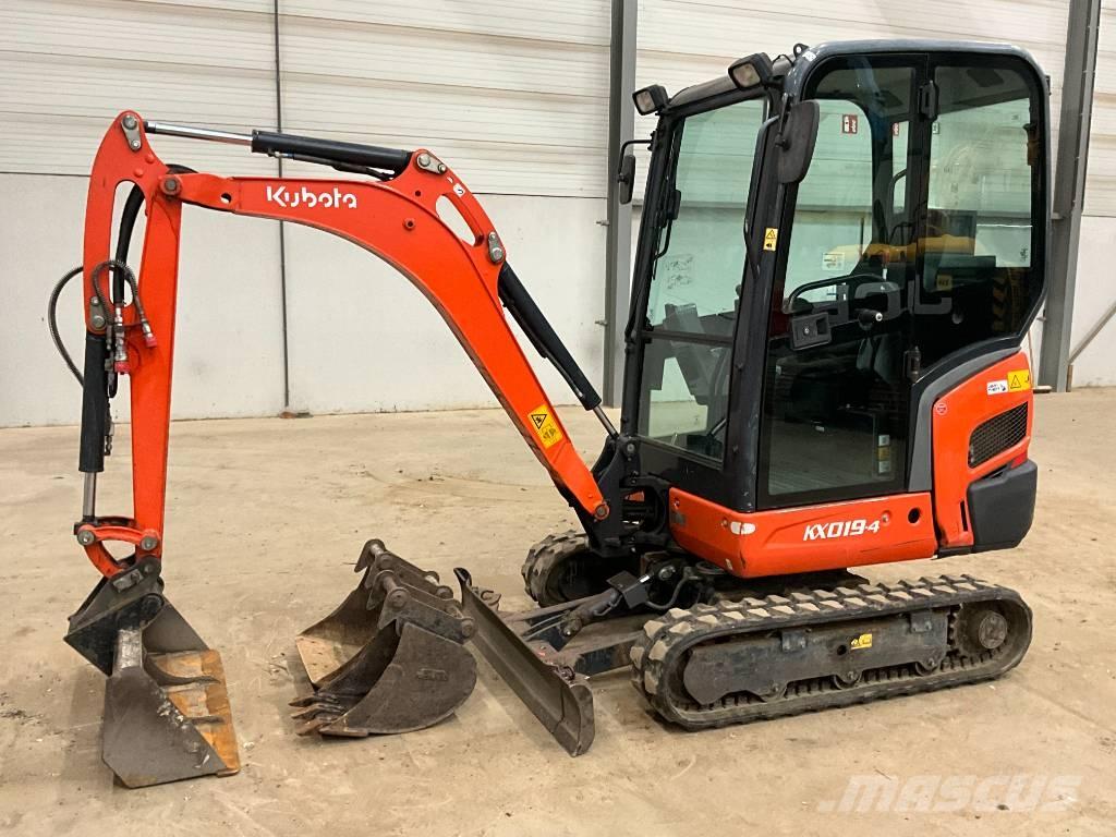 Kubota KX 019-4 Mini rýpadlá < 7t