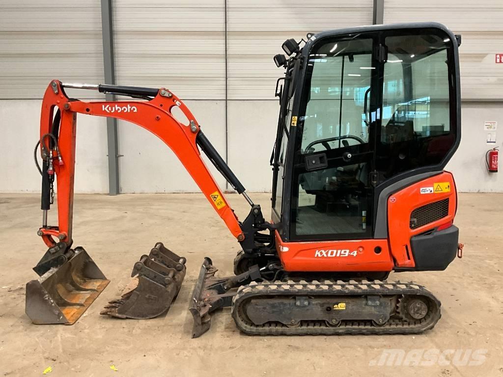 Kubota KX 019-4 Mini rýpadlá < 7t