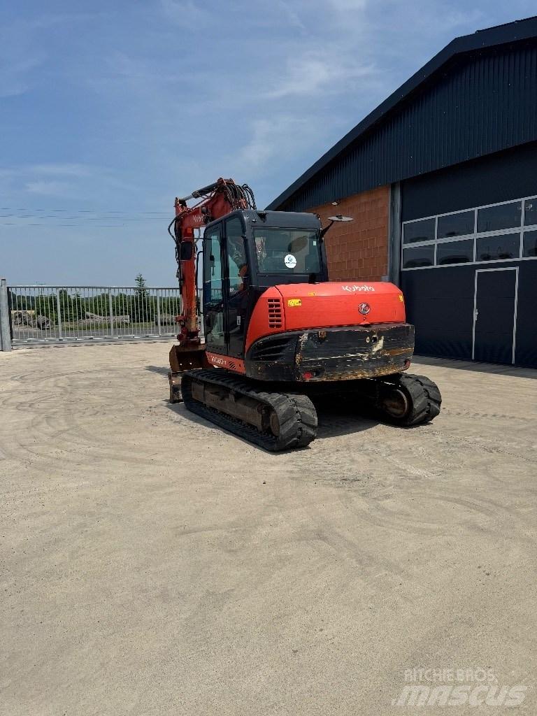 Kubota KX 080-4 Midi rýpadlá 7 t - 12 t