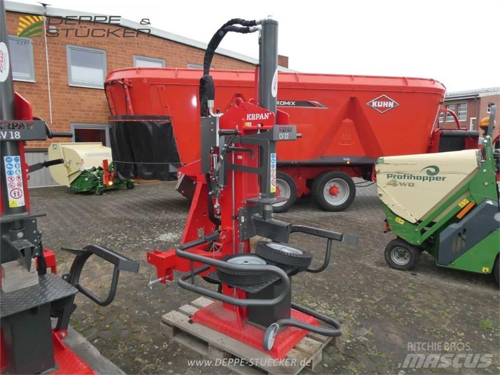 Krpan CV 22 E PRO Sekačky a rezačky dreva