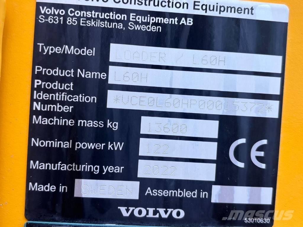 Volvo L 60 H Kolesové nakladače