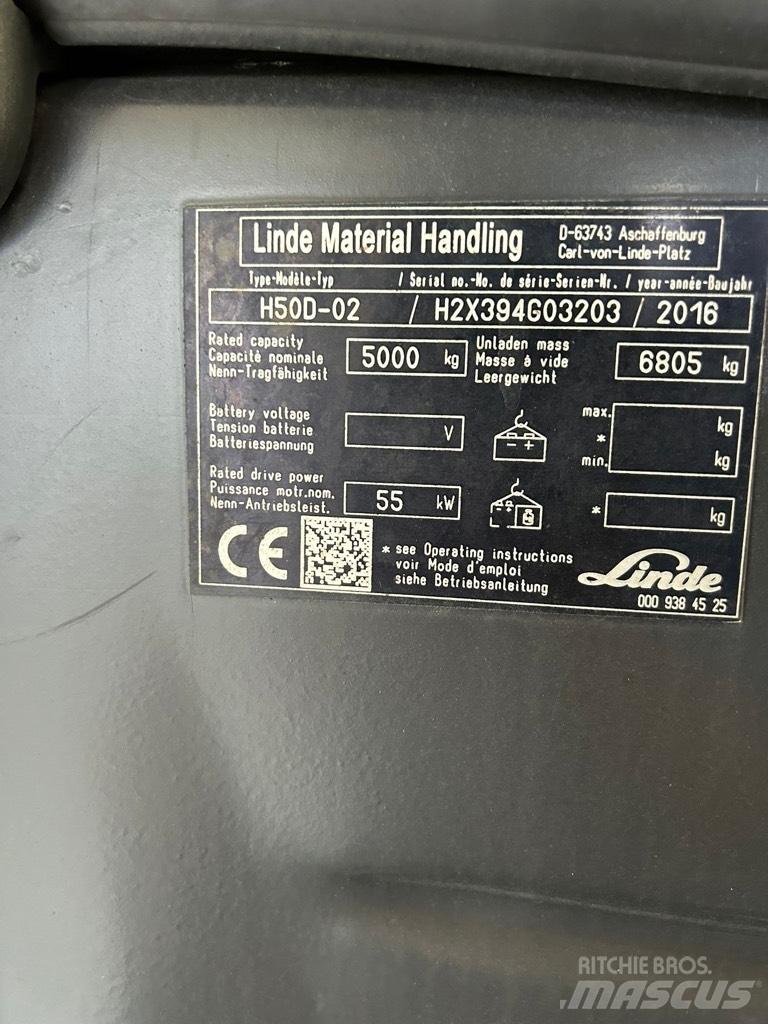 Linde H50D-02 EVO Dieselové vozíky