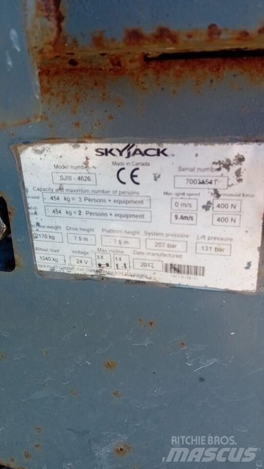 SkyJack SJ4626 Nožnicové zdvíhacie plošiny