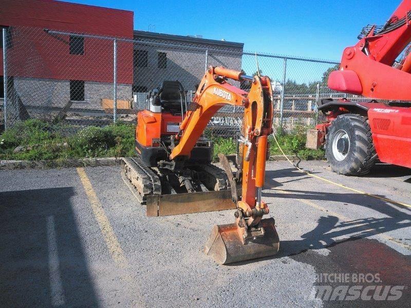 Kubota U 17 Mini rýpadlá < 7t