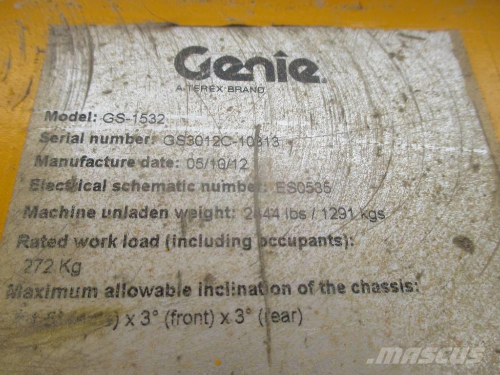 Genie GS 1532 Nožnicové zdvíhacie plošiny