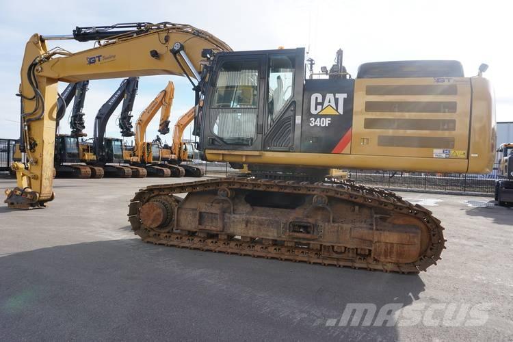 CAT 340F Pásové rýpadlá